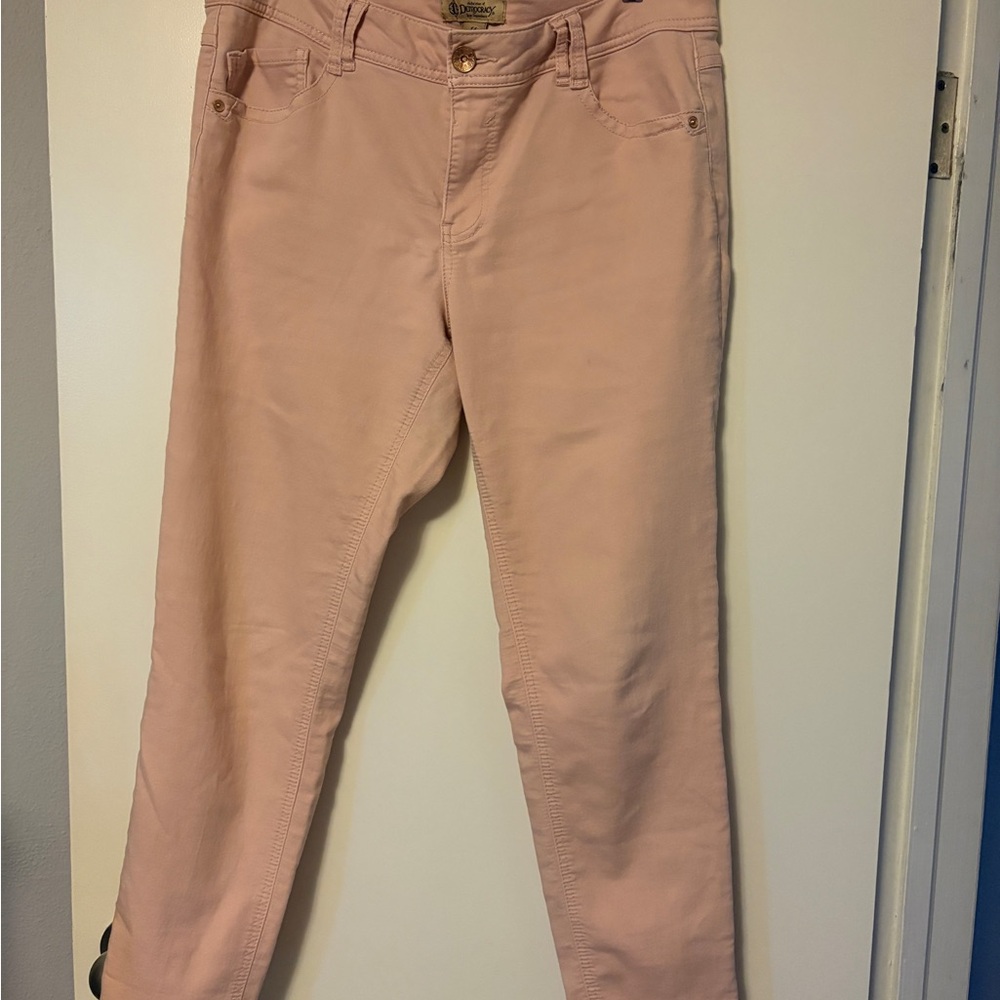 Democracy Light Blush Cropped Ankle Jeans